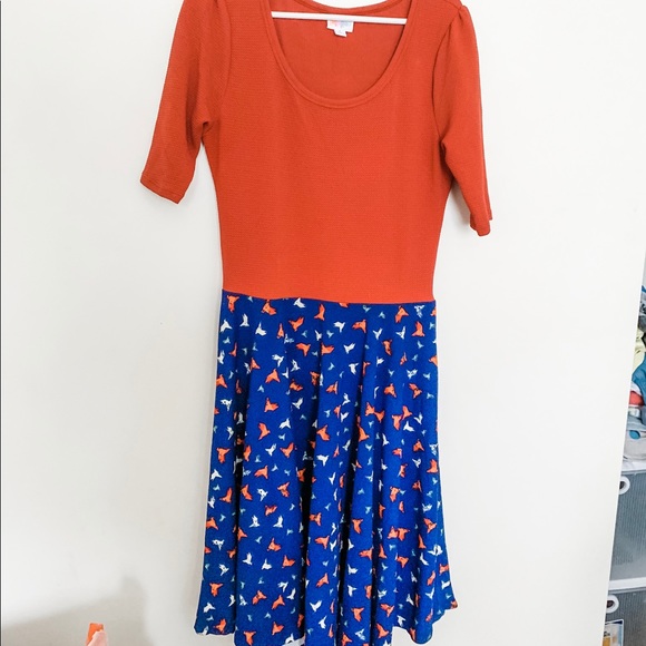 LuLaRoe Dresses & Skirts - Lularoe Nicole dress, size large LuLaRoe Dresses & Skirts - Lularoe Nicole dress, size large